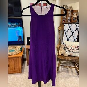 NWT Lavender Brown Vibrant Purple Racerback Dress